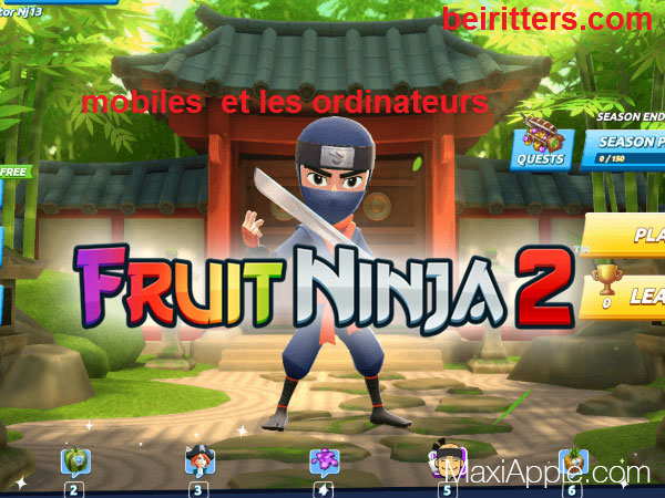 Jeu Fruit Ninja gratuit mobiles  et les ordinateurs